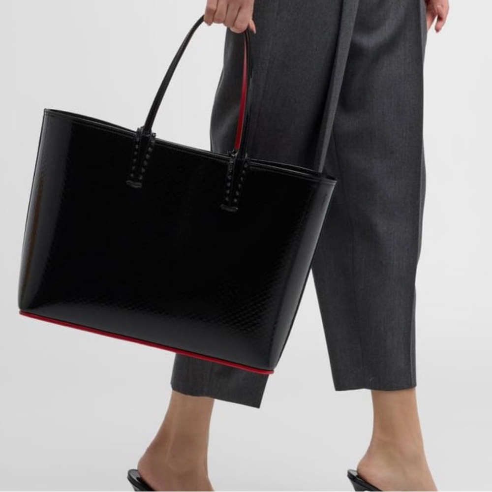 Christian Louboutin Cabata Large Birdy Patent Tote Bag